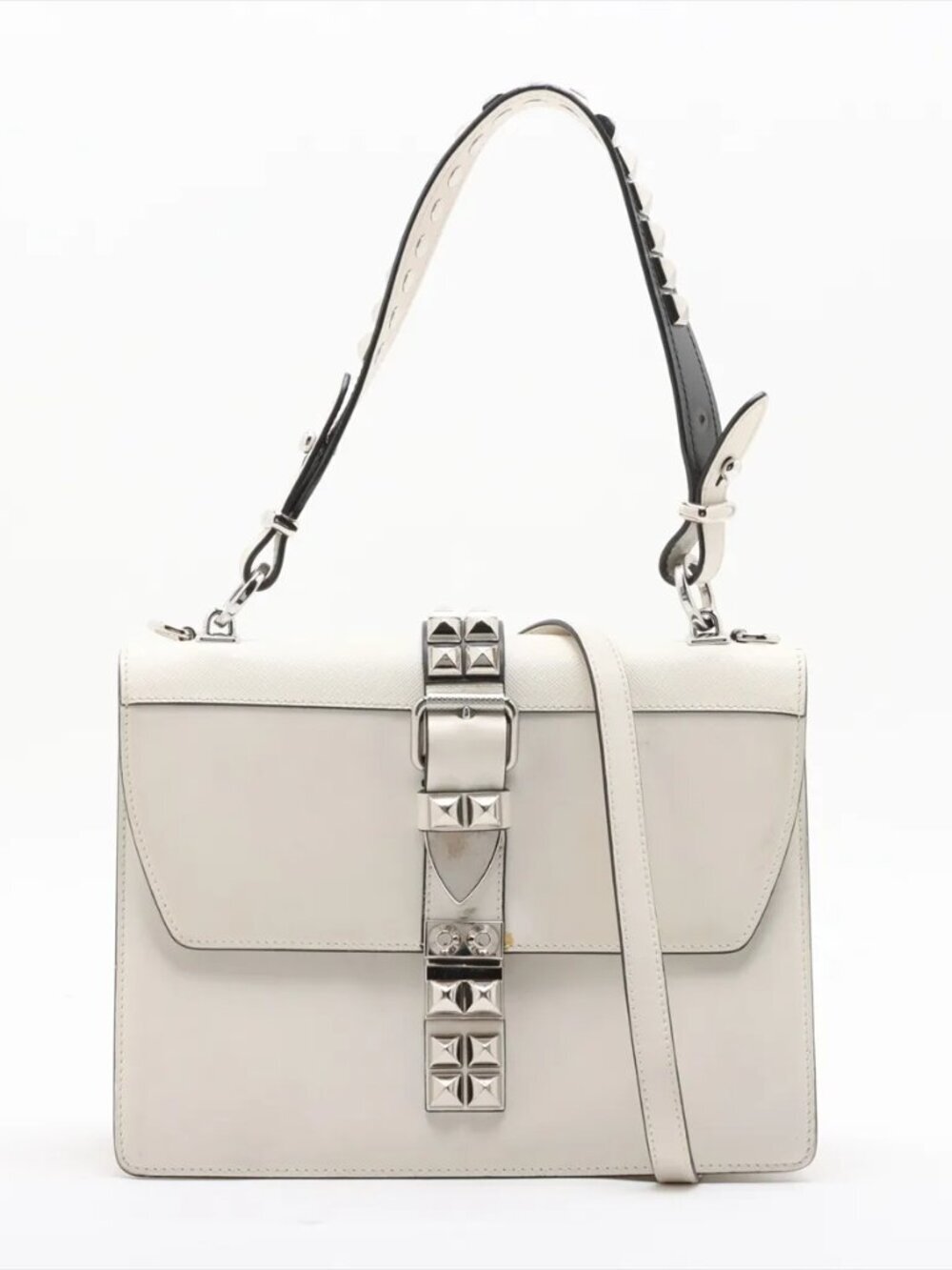 Prada Leather 2 Way A55 MOG